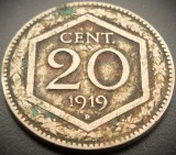 Moneda istorica 20 CENT / CENTI - ITALIA, anul 1919 * cod 2963