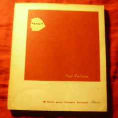 Paul Verlaine - Versuri - ELU 1967 ,trad. G.Georgescu , 118 pag