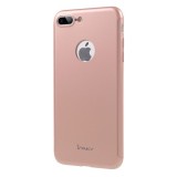 Husa FullBody MyStyle iPaky Original Rose-Gold pentru Apple iPhone 7 Plus acoperire completa 360 grade cu