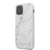 Husa TPU Guess Marble pentru Apple iPhone 12 / Apple iPhone 12 Pro, Alba GUHCP12MPCUMAWH