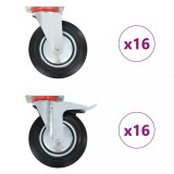VidaXL Roți pivotante, 32 buc., 200 mm