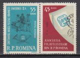 ROMANIA 1963 LP 551 ZIUA MARCII POSTALE ROMANESTI SERIE MNH