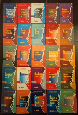 COLECTIA MICROSINTEZE - ISTORIE UNIVERSALA - ED. CORINT - 25 VOLUME - 1999-2005 foto