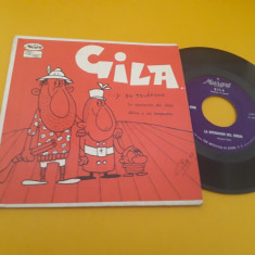 VINIL GILA-GILA Y SU TELEFONO 1957 DISC MUSART STARE EX