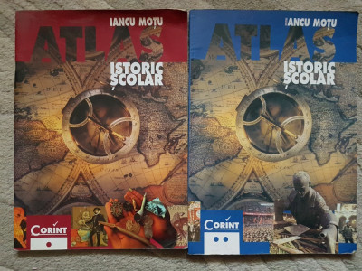 ATLAS ISTORIC SCOLAR - Iancu Motu (2 volume) foto