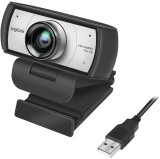 CAMERA WEB LOGILINK senzor. 1080p Full-HD cu rezolutie video 1920x1080; unghi vizualizare 120grade, pivotare 90grade, rotatie 180grade, microfon dual,