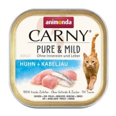 Animonda Carny Pure &amp;amp;amp; Mild Adult - pui ?i cod 100 g foto