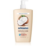 Schwarzkopf Schauma Repair &amp; Care Sampon pentru par uscat si deteriorat cu cocos 1000 ml