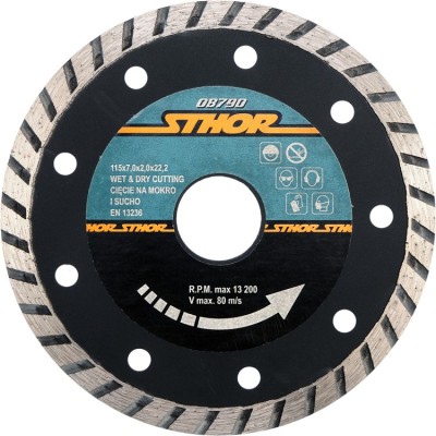 Disc diamantat turbo H7 115x2.7 mm STHOR foto