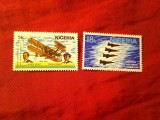 Serie 1 valoare Nigeria 1978 - Aviatie - 75 Ani Fratii Wright , 2 valori