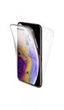 Husa protectie iPhone XS Max, Fully PC &amp; Glass 360&deg; (fata + spate), transparenta, ultra slim, Premium Quality