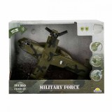 Cumpara ieftin Avion militar cu lumini si sunete, Hero Combat, 28 cm, Verde