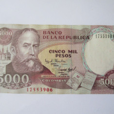 Columbia 5000 Pesos 1994 in stare foarte buna,vedeti foto