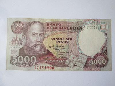 Columbia 5000 Pesos 1994 in stare foarte buna,vedeti foto foto
