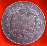 (M1405) MONEDA ITALIA - 2 LIRE 1940, WW2, VITTORIO EMANUELE III