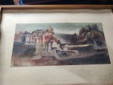 Virginia Baz Baroiu--Ecouri stinse Timisoara 1988, Natura statica, Acuarela, Abstract
