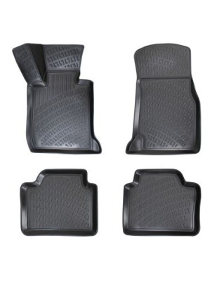Set covorase auto din cauciuc tip tavita BMW Seria 3 Class IV E46 1997-2006 foto