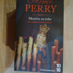 a7 Meurtre en echo - Anne Perry (carte in franceza)