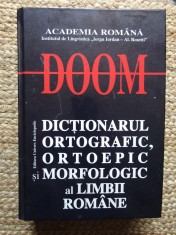 DOOM dictionarul ortografic ortoepic si morfologic al Limbii Romane