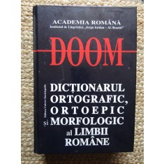DOOM dictionarul ortografic ortoepic si morfologic al Limbii Romane