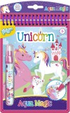 Set creativ pictura magica cu apa, unicorni, Totum
