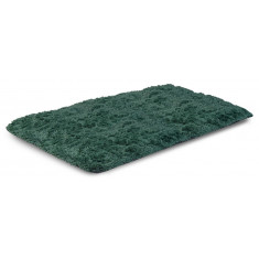 Covor moale antiderapant Shaggy 120x160 cm Culoare verde