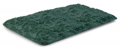 Covor moale antiderapant Shaggy 120x160 cm Culoare verde foto