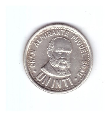 Moneda Peru 1 inti 1986, stare buna, curata foto