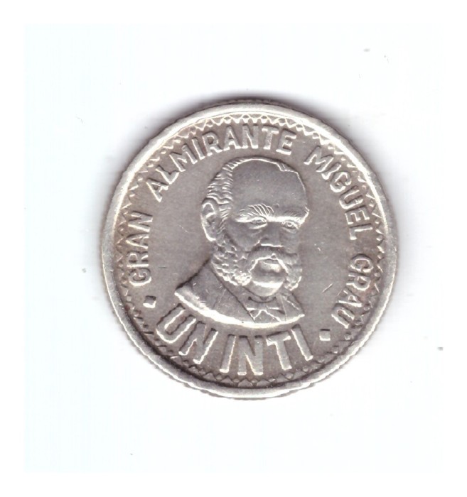 Moneda Peru 1 inti 1986, stare buna, curata