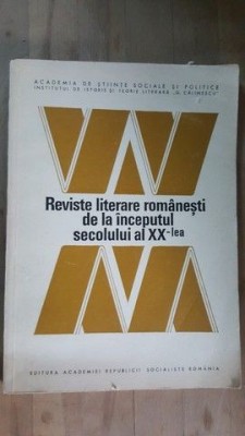 Reviste literare romanesti de la inceputul secolului al XX-lea foto