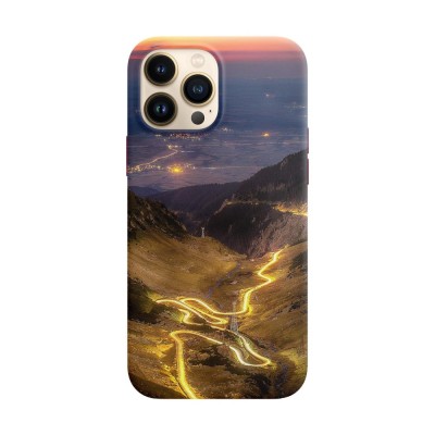 Husa compatibila cu Apple iPhone 14 Pro Max model Transfagarasan Sundown,Silicon, Tpu, Viceversa foto