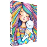 Puzzle Black Sea &Icirc;mbrățișarea pisicii - 1000 de piese