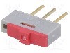 Intrerupator glisant, 2 pozitii, SPDT, ON-ON, NKK SWITCHES - SM0320102