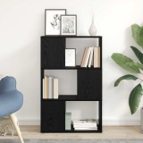 VidaXL Centru de divertisment Negru 60 x 24 x 94 cm Lemn compozit