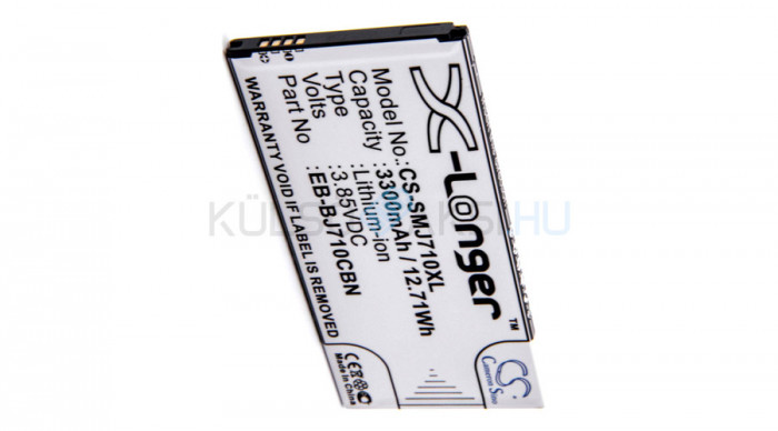 Baterie de telefon mobil VHBW Samsung EB-BJ710CBA - 3300mAh, 3.85V, Li-ion