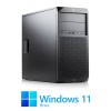 Workstation HP Z2 G4 Tower, Hexa Core i7-8700, SSD, Quadro M4000, Win 11 Home