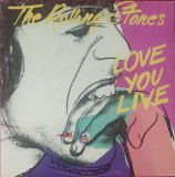 The Rolling Stones &ndash; Love You Live, 2LP, Sweden, 1977, stare VG+