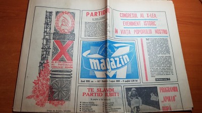 ziarul magazin 2 august 1969 - articol despre apollo 11 si pasul pe luna foto