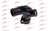 Flansa lichid racire Audi A4 2004-07, A6, A6 Allroad 2004-12; Seat Exeo 2008-13; motor 2.0 Tfsi, 2.0 TSI; 06D121132C; 06D121133C; SRLine, aftermarket