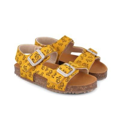 Sandale pentru copii moto, garvalin, 252476, galben (marime: 26 (16,2-16,7 cm)) foto
