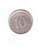 Moneda Estonia 10 senti 1931, stare buna, curata, Europa, Cupru-Nichel