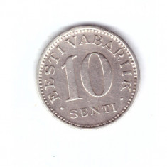 Moneda Estonia 10 senti 1931, stare buna, curata