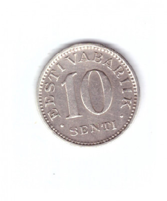 Moneda Estonia 10 senti 1931, stare buna, curata foto