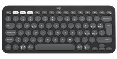 Tastatura wireless Logitech Pebble Keys 2 K380s - Aspect italian QWERTY, grafit - RESIGILAT foto