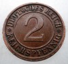 2.687 GERMANIA WEIMAR 2 REICHSPFENNIG 1936 D, Europa, Bronz