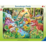 Cumpara ieftin Ravensburger - Puzzle tip rama urletul dinozaurilor 30 piese