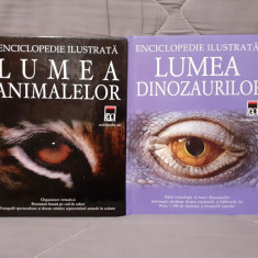 LUMEA DINOZAURILOR/ANIMALELOR ENCICLOPEDII BOGAT ILUSTRATE-DAVID BURNIE (2 VOL)