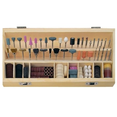 Set pietre pentru slefuire Mannesmann 92568, 200 piese foto