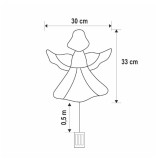 HOME KID501BWW Decoratiune LED inger, 33x30 cm