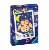 Cumpara ieftin Kit pictura pe numere Ravensburger - Bufnita draguta